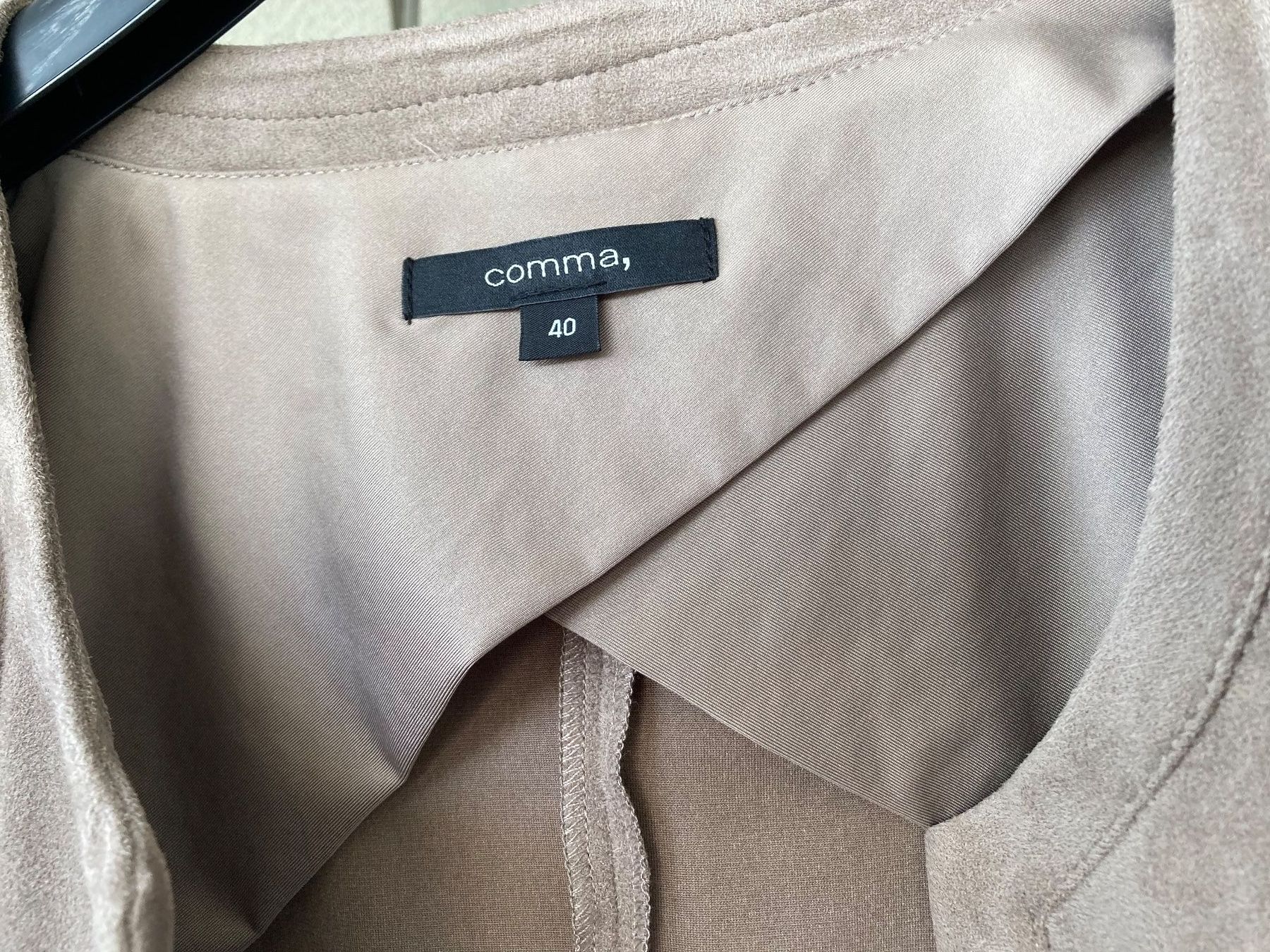 Comma Jacken: Comma Jacke Wildlederimitat, Gr. 40, taupe – Gebraucht aus rheineck von norwegianwood52 2