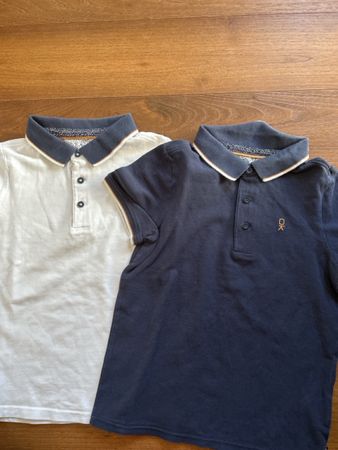 2 Okaidi Poloshirts 128