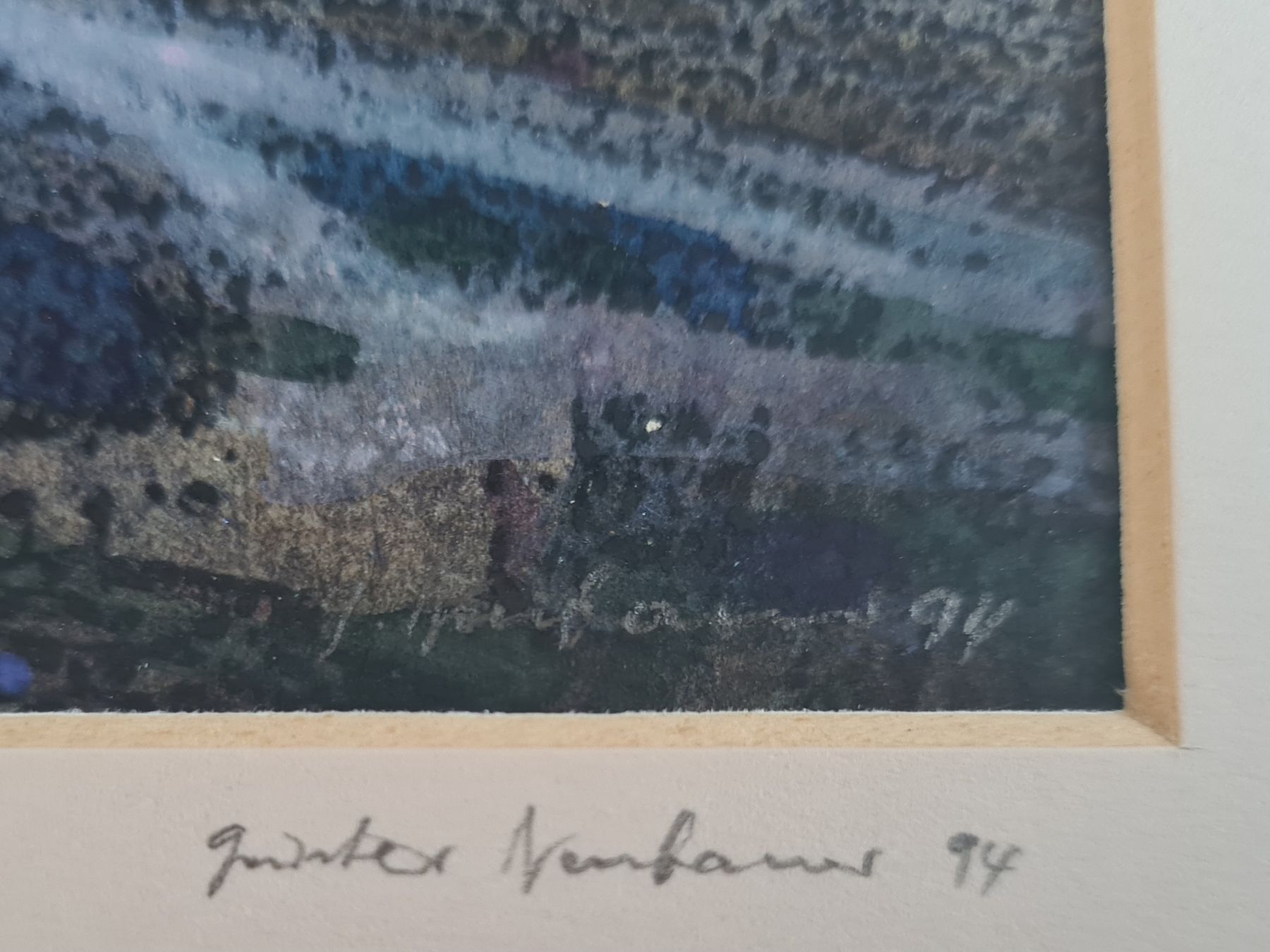 Tableaux: Günter NEUBAUER - An der Oder – D'occasion à Hünibach par sokothu 5