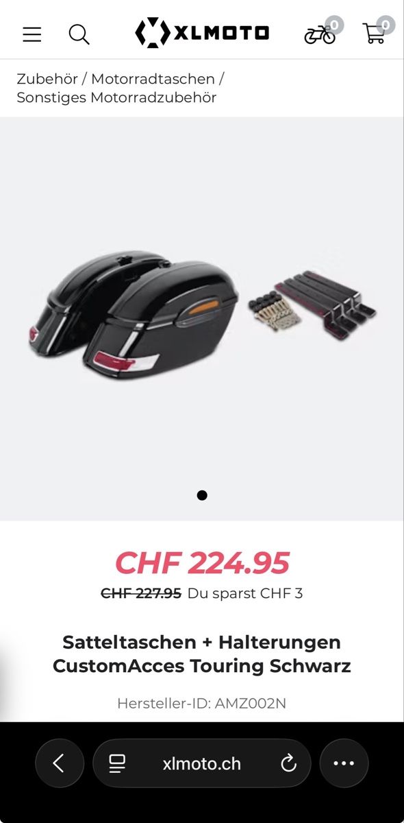Tutti i ricambio per moto: Motorrad Seitentaschen mit blinker – Usato da Zwillikon venduto da nti_j8gs