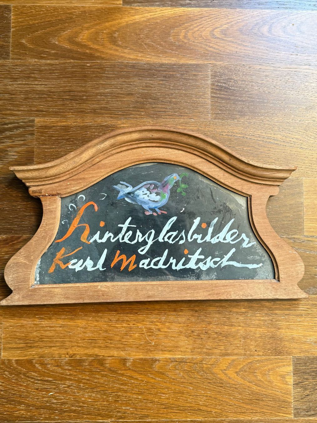 Gemälde: Karl Madritsch Hinterglas Bild – Gebraucht aus Zürich von anne016