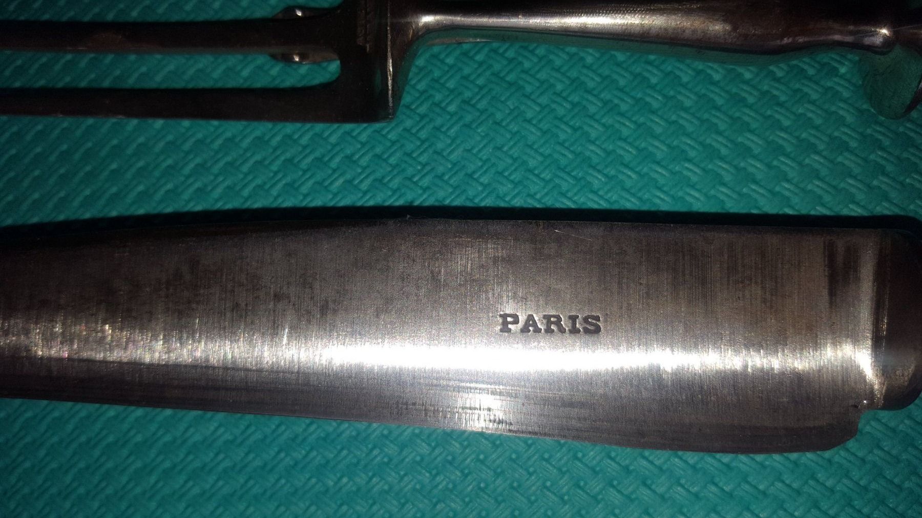 Set di posate: antikes Fleischbesteck  "Paris" – Usato da Kaiseraugst venduto da InkBoy 4
