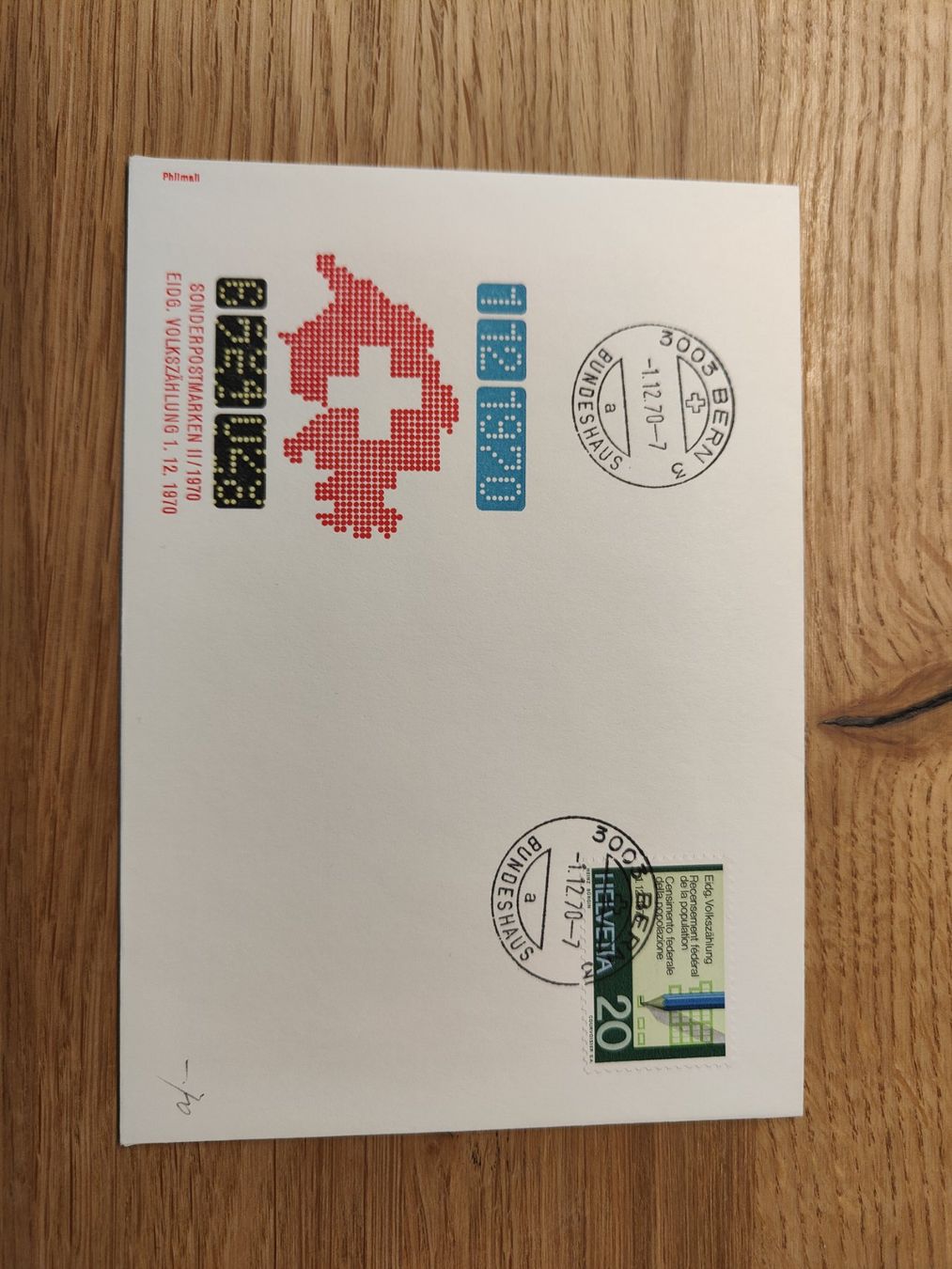 Couverts & Versandtaschen: Ersttagscouvert " Eidg. Volkszählung" von 1970 – Gebraucht aus Steinhausen von Qualifly2022