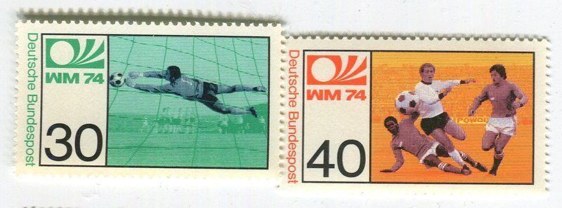Tutti i francobolli: Briefmarken "Fussball". Deutschland – Nuovo e nell'imballaggio originale da Basel venduto da Butsch5