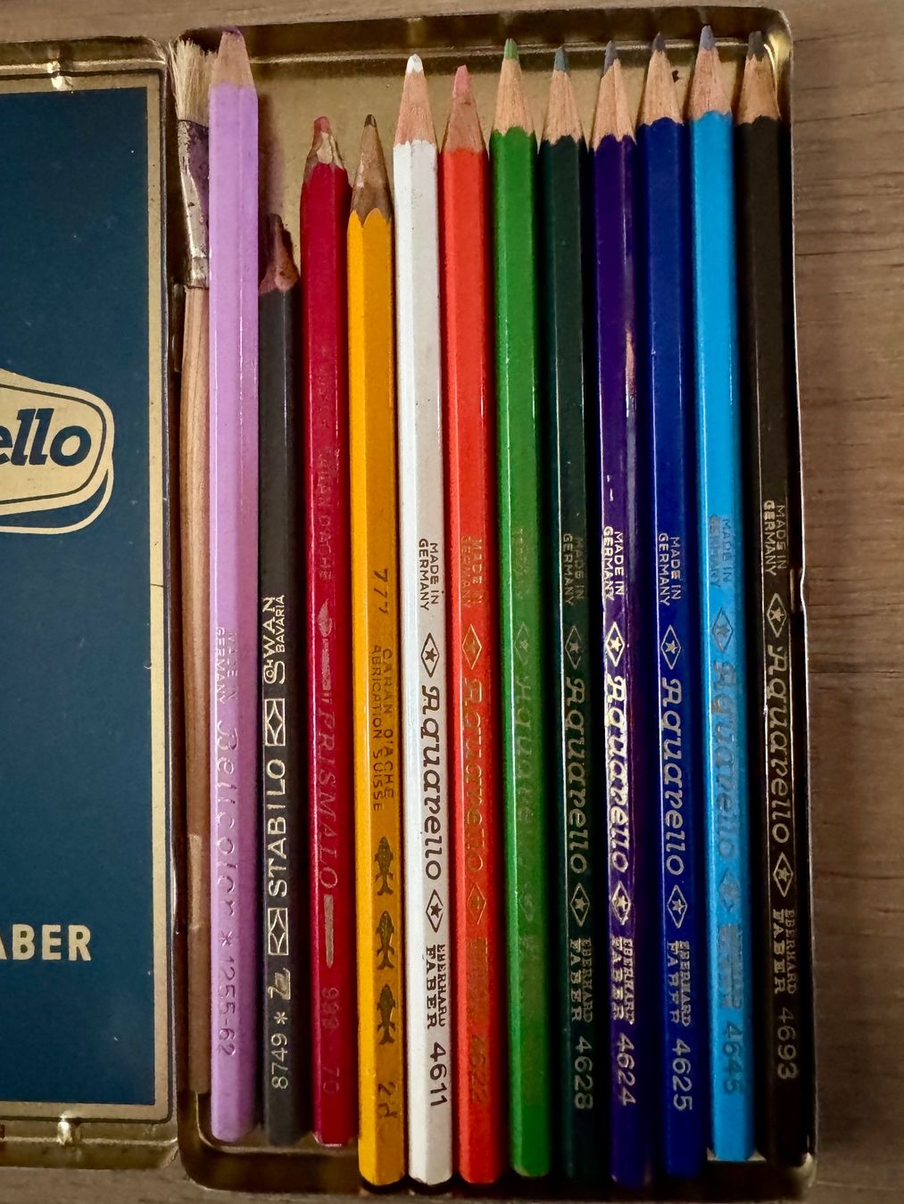 Barattoli: Alte Blechdose AQUARELLO Eberhard Faber – Usato da Rothrist venduto da Luckywinner 4