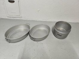 3 Stk. Alu-Deckel für Armee-Eimerset