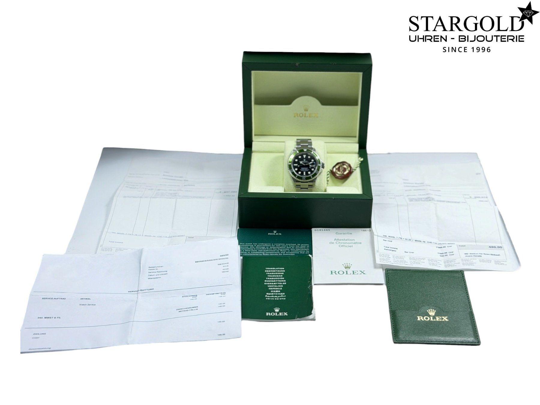 Rolex Orologi: Rolex Submariner Date "Kermit" - 16610 – Usato da Zürich venduto da Stargold-Uhren 8