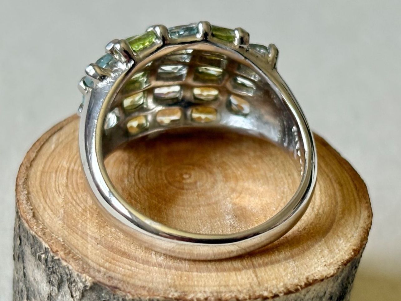 Anelli: Peridot-Topas Ring Silber 925, Gr. 56 – Nuovo (secondo la descrizione) da Brugg AG venduto da lau_9rvy 3