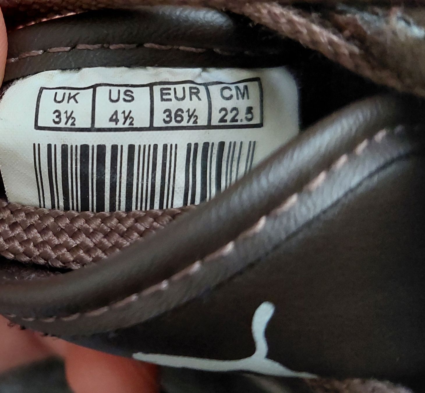 Scarpe da uomo: Puma Sneakers Brown Leather Gr. 36,5 – Usato da Watt venduto da Tomaf 3