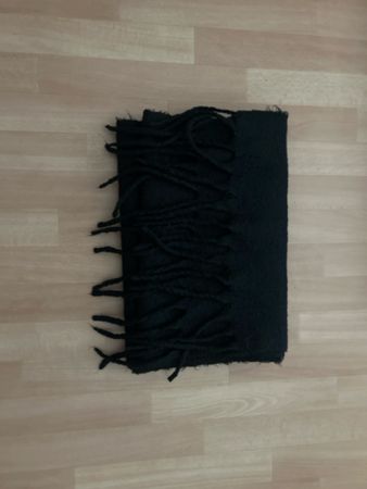 Warmer Winterschal, Schwarz