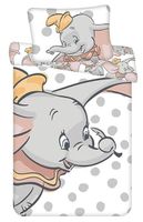 Disney Baby Kinder Bettwäsche Dumbo mit Punkten Bettdecke