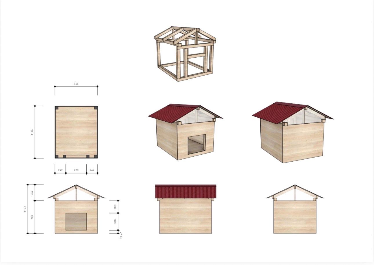 Cucce & Letti: Hundehütte aus Holz – Nuovo (secondo la descrizione) da Chur venduto da Ossa2410 3
