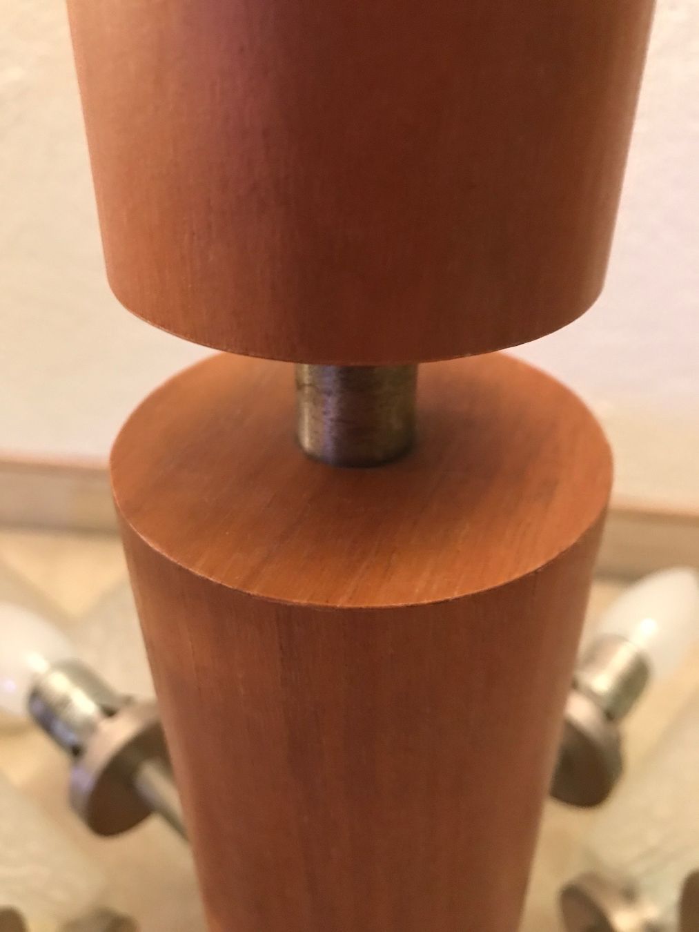 Temde Leuchten Lampadari & plafoniere: Temde: Sputnik Teak Kronleuchter mit 16 Schirmen – Usato da Küsnacht ZH venduto da Quiti 6