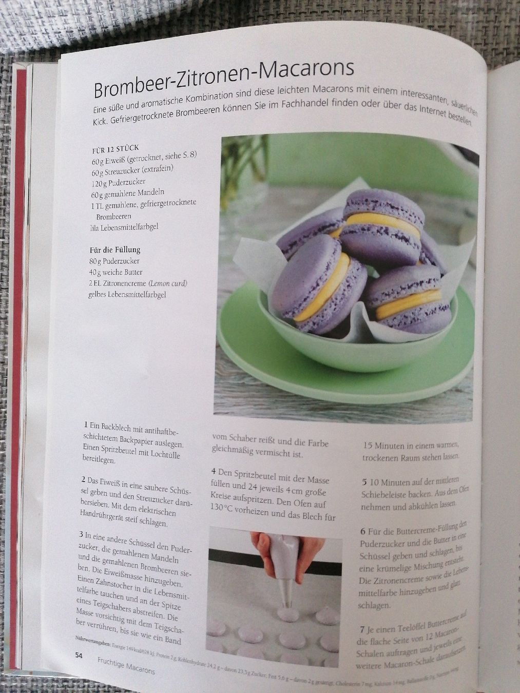 Libri: Macarons - Backbuch – Usato da Kaltbrunn venduto da Pitschifan 1