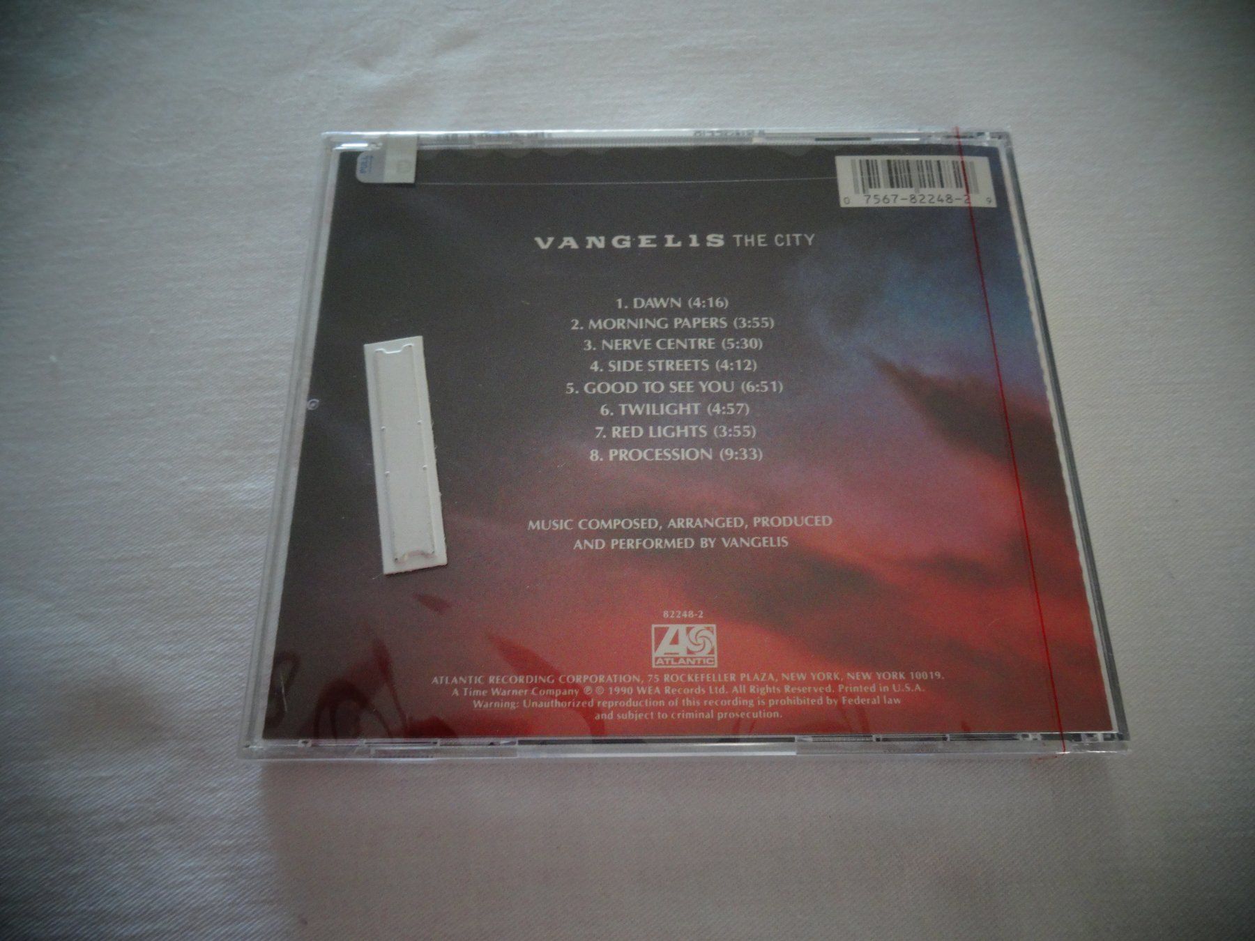 CDs: CD Vangelis The City – Neu und originalverpackt aus Neerach von jenny062 1