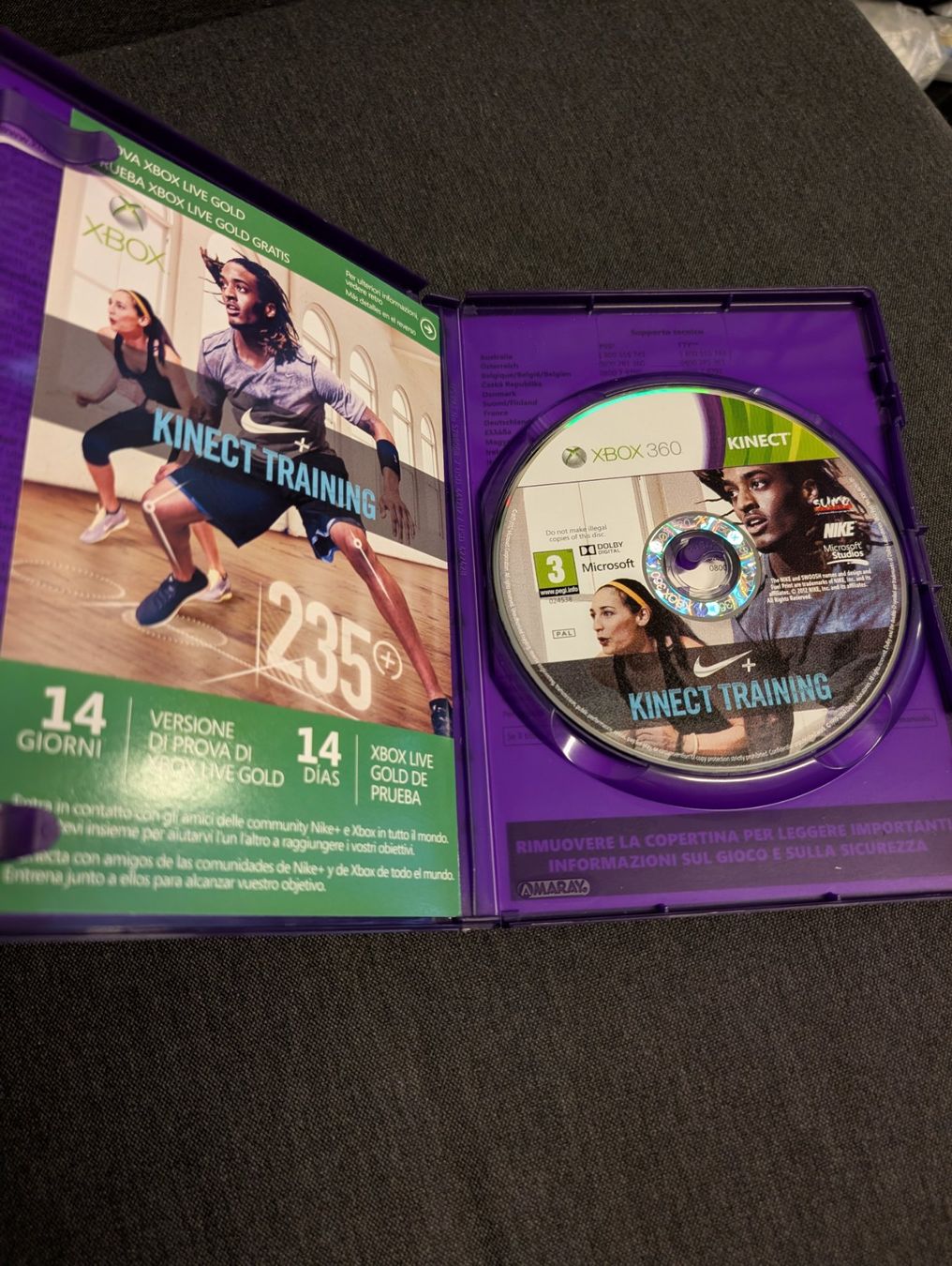 Giochi: Nike + Kinect training Microsoft Xbox 360 – Usato da Giubiasco venduto da Ticinerd 2