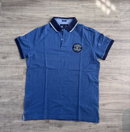 Polo Tommy Hilfiger blau, Grösse L