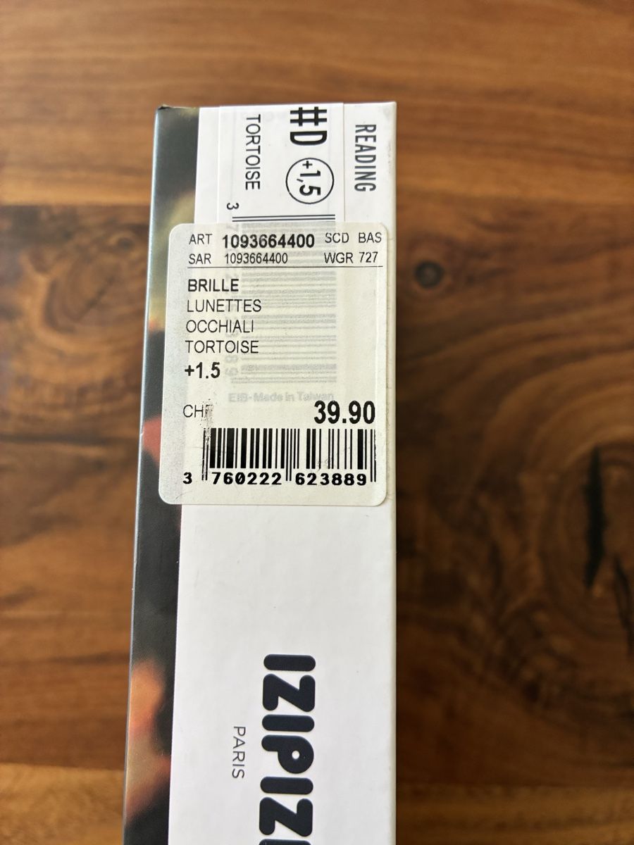 Izipizi Brillen & Gläser: IZIPIZI Lesebrille, +1.5, Modell #D, tortoise – Neu (gemäss Beschreibung) aus Zürich von Sylvie0011 1