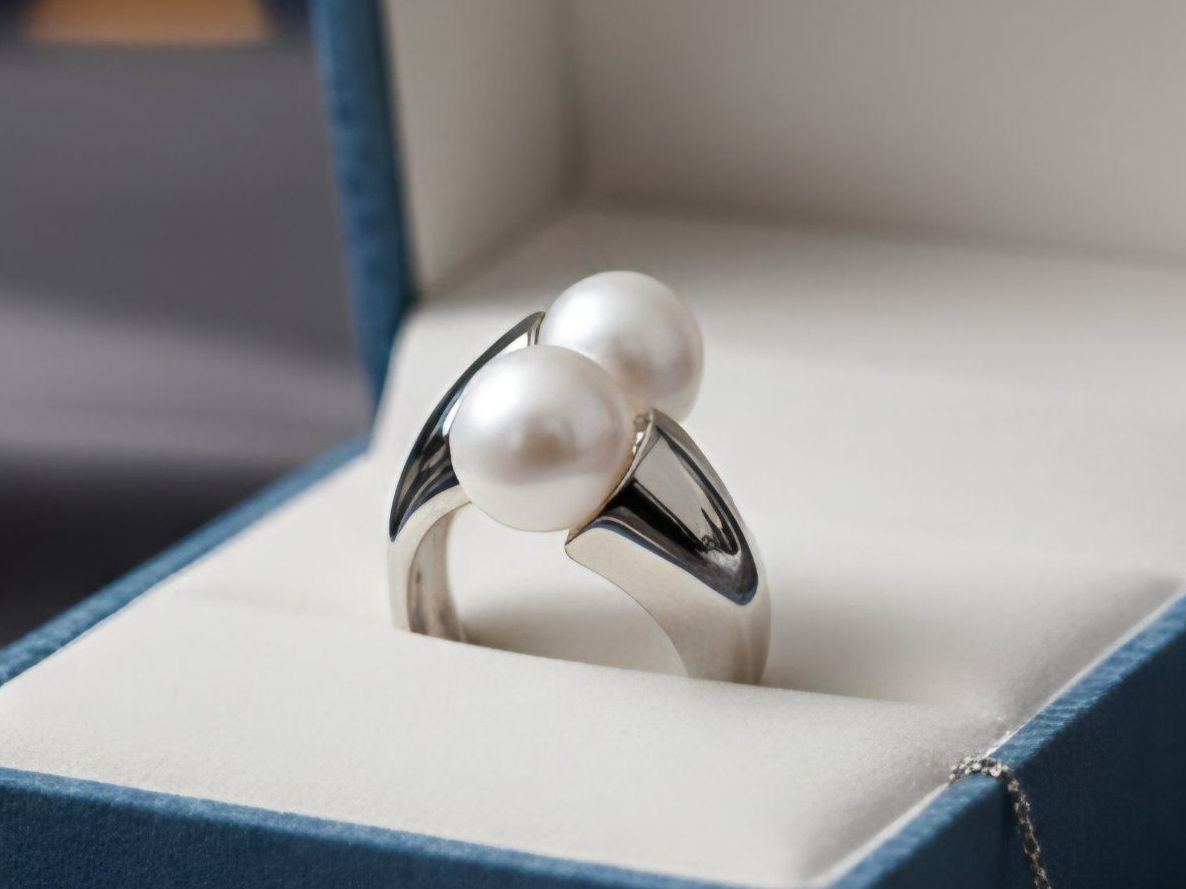Bagues: Silberring 925 mit Echt Perlen, makellos & elegant - Neu – Neuf avec emballage d'origine à Uetikon am See par Coralreef 1