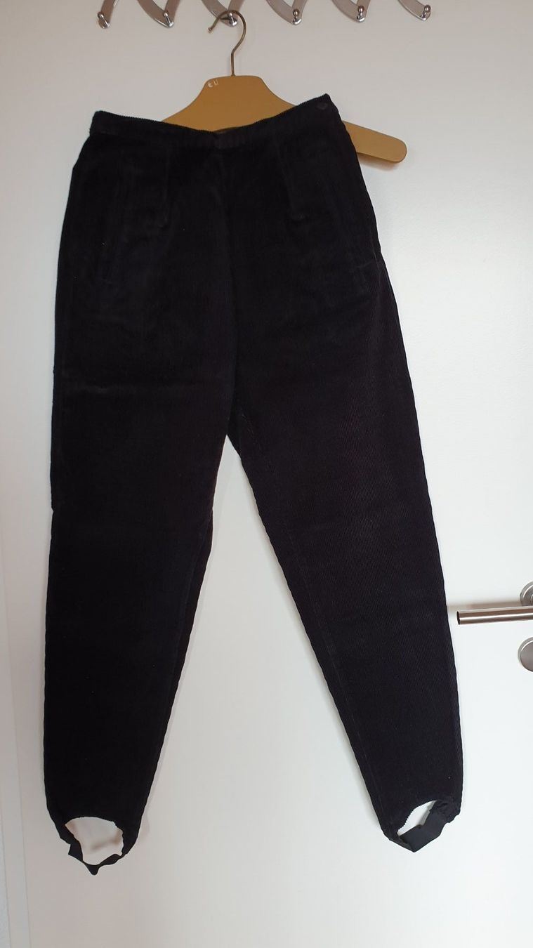 Hosen: Hose-Manchester "CHEEHS" Hose Schwarz 38, Baumwolle – Neu (gemäss Beschreibung) aus Biel/Bienne von bormida63
