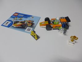 LEGO City Rennwagen 60322 mit Anleitung gebraucht