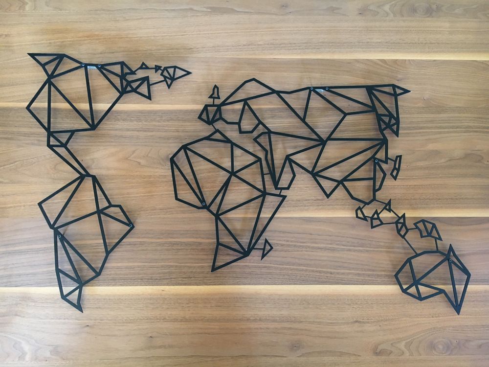 Hoagard Metal World Map Black Xl Hoagard Weltkarte Au vrogue.co