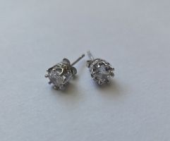 925 Silber Ohrstecker mit Zirkonia Steinen