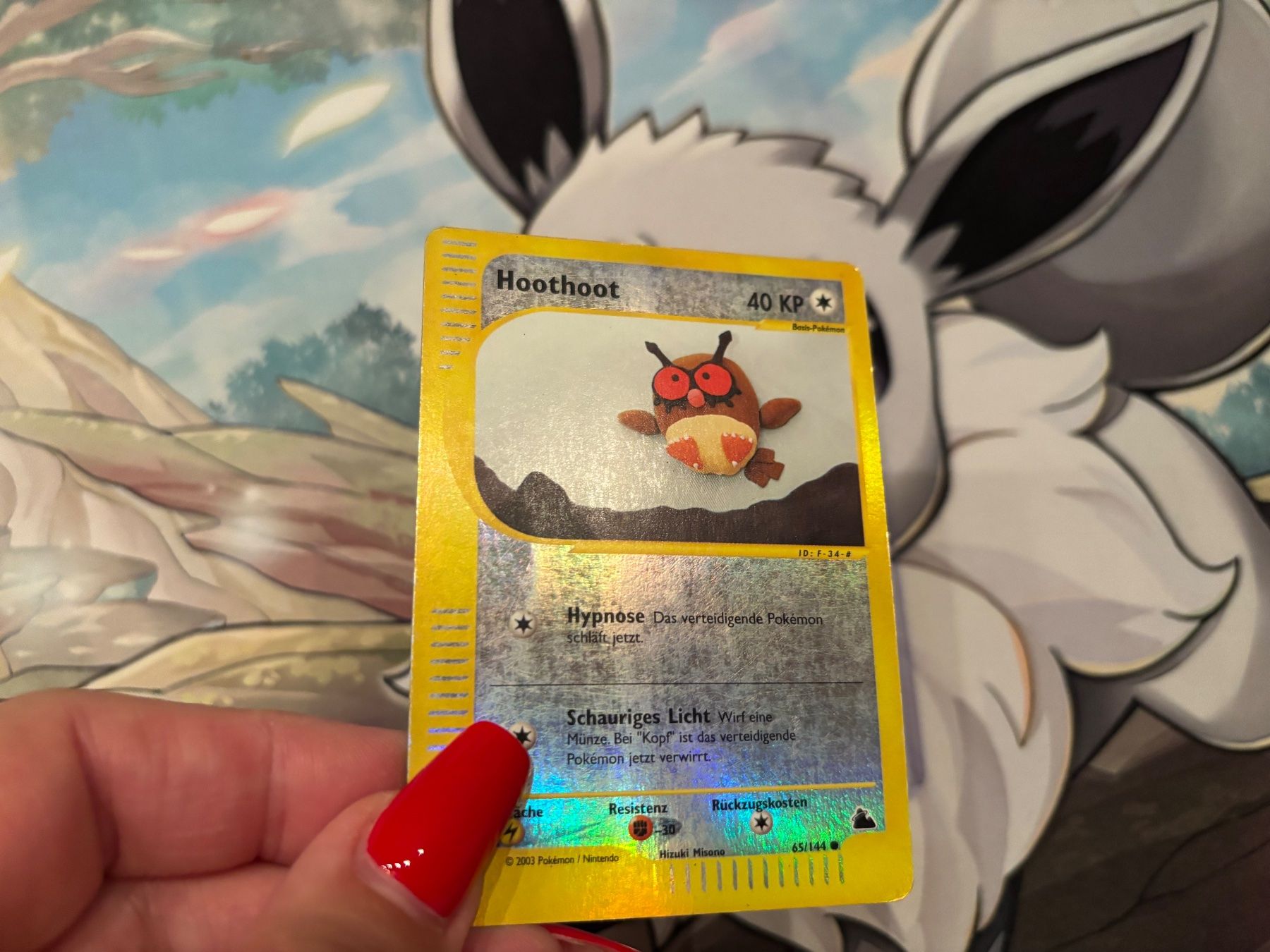 Pokémon Sammelbilder & Trading cards: 2003 POKEMON Hoothoot Reverse Holo Skyridge 65 – Gebraucht aus Wilen (Sarnen) von Seeungeheuer 1