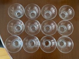 Coupelles vintage Cristal