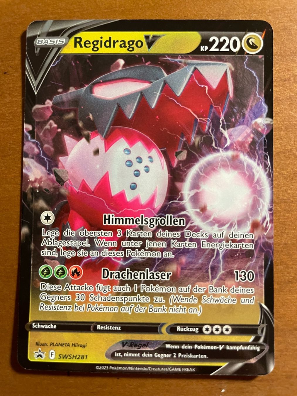 Pokémon Carte collezionabili: Pokemon Regidrago V (Versand gratis) – Nuovo (secondo la descrizione) da Chur venduto da Angerson