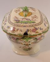 VINTAGE KERAMIK-SUPPENTERRINE MIT DECKEL VINTAGE COPELAND SP