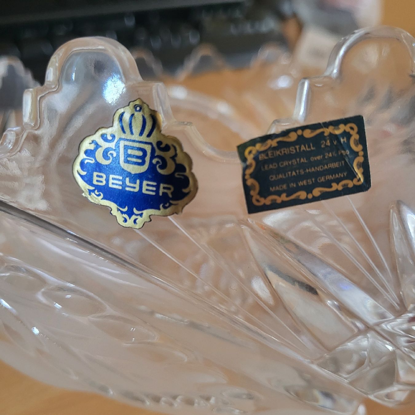 Schalen: Glasschale Kristall 24% Pb – Gebraucht aus Sursee von Materialverwalterin 1
