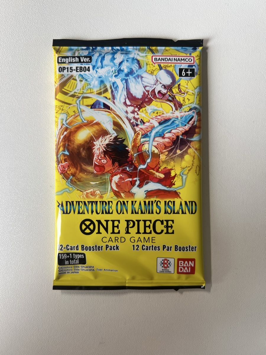 Bandai Carte collezionabili: One Piece OP15 EB04 English PACK – Nuovo e nell'imballaggio originale da Oberglatt ZH venduto da SuperArcade