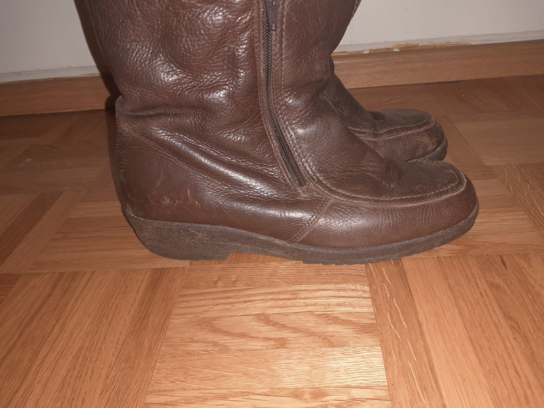 Scarpe da donna: Braune medicus Lederstiefel Winter – Usato da Horgen venduto da Amanda30