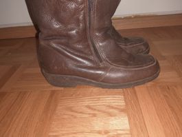 Braune medicus Lederstiefel Winter