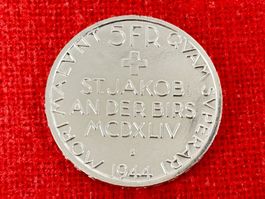 5 Franken Gedenkmünze 1944 St.Jakob Silber TOP
