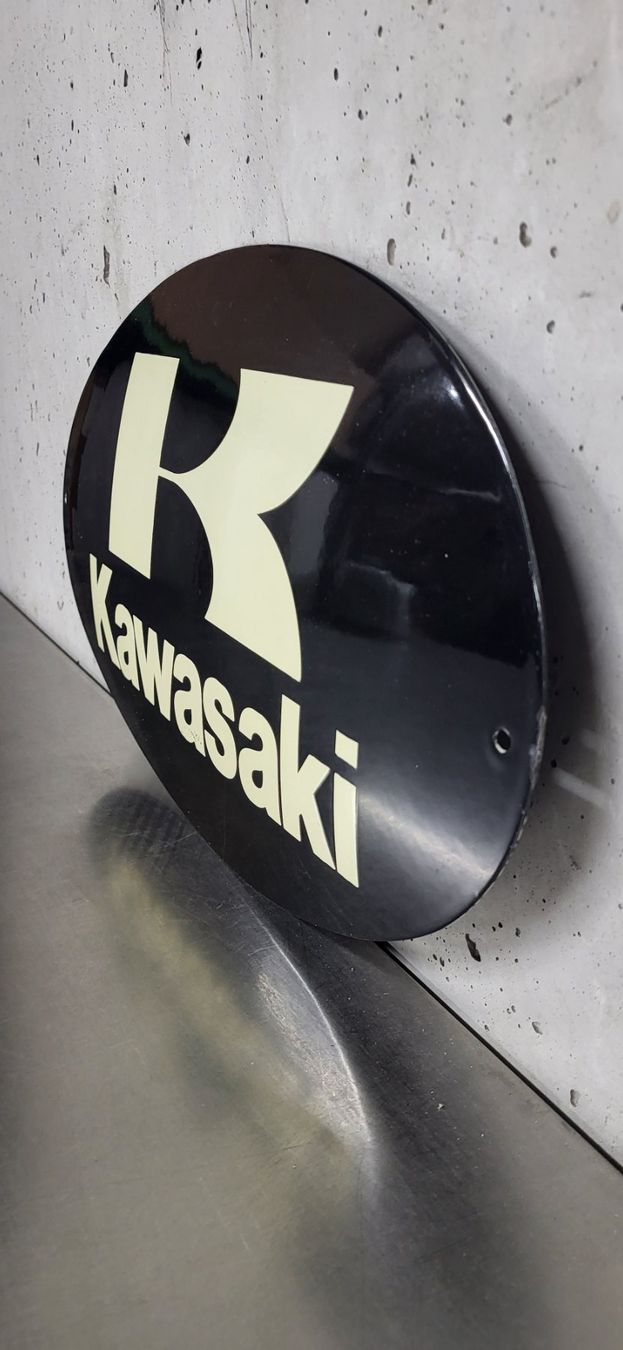 Kawasaki Insegne: Emailschild Kawasaki – Usato da Zürich venduto da timbuktu03 1