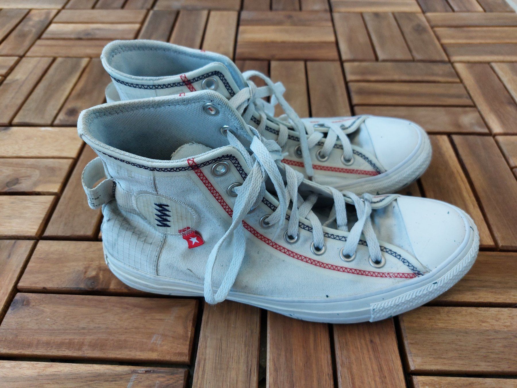 Converse Scarpe da donna: Converse Chuck Taylor All Star High 'Logo Tag' – Usato da Biel/Bienne venduto da big_hxr7 3
