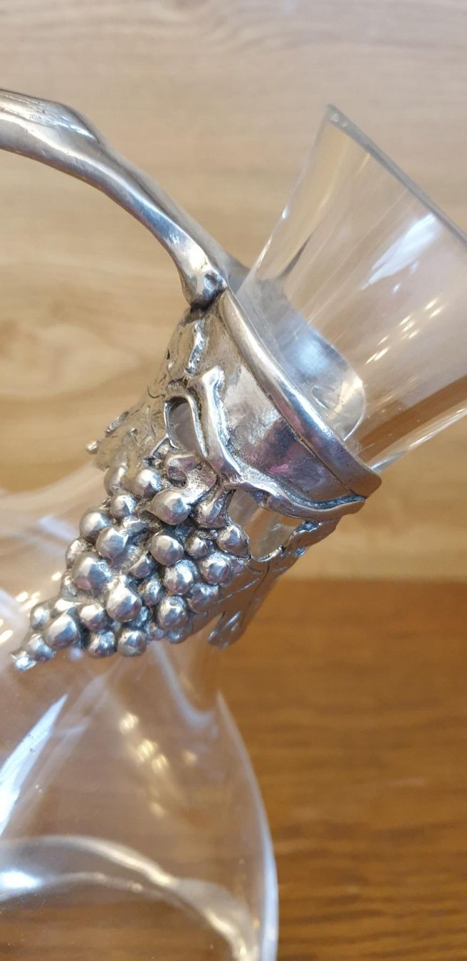 Carafes: Weinkaraffe mit dekorativem Ständer – D'occasion à Zürich par paule_toepfer 3