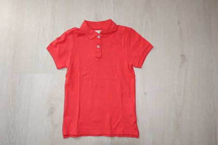 Polo-T-shirt Korallenrot Gr. 122/128 Marke: H&M