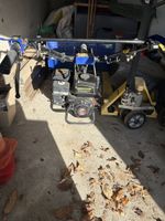 Fräse mit Motor und Anbauteil, gebraucht