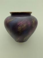Vase lila mit Muster