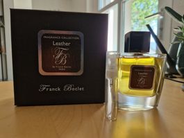 Franck Boclet Leather 5ml Abfüllung