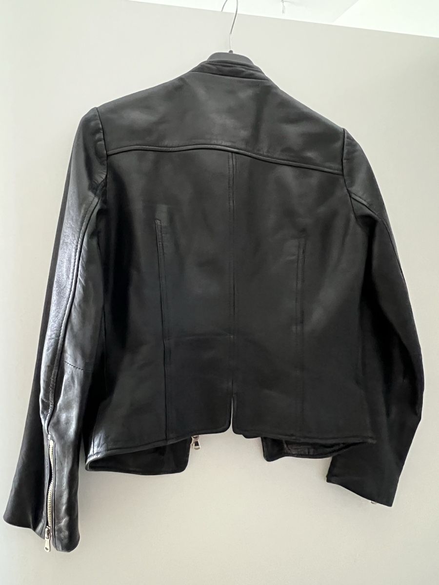 Mango Giacche: Lederjacke Marke Mango schwarz – Usato da Freidorf TG venduto da Iris1970 1