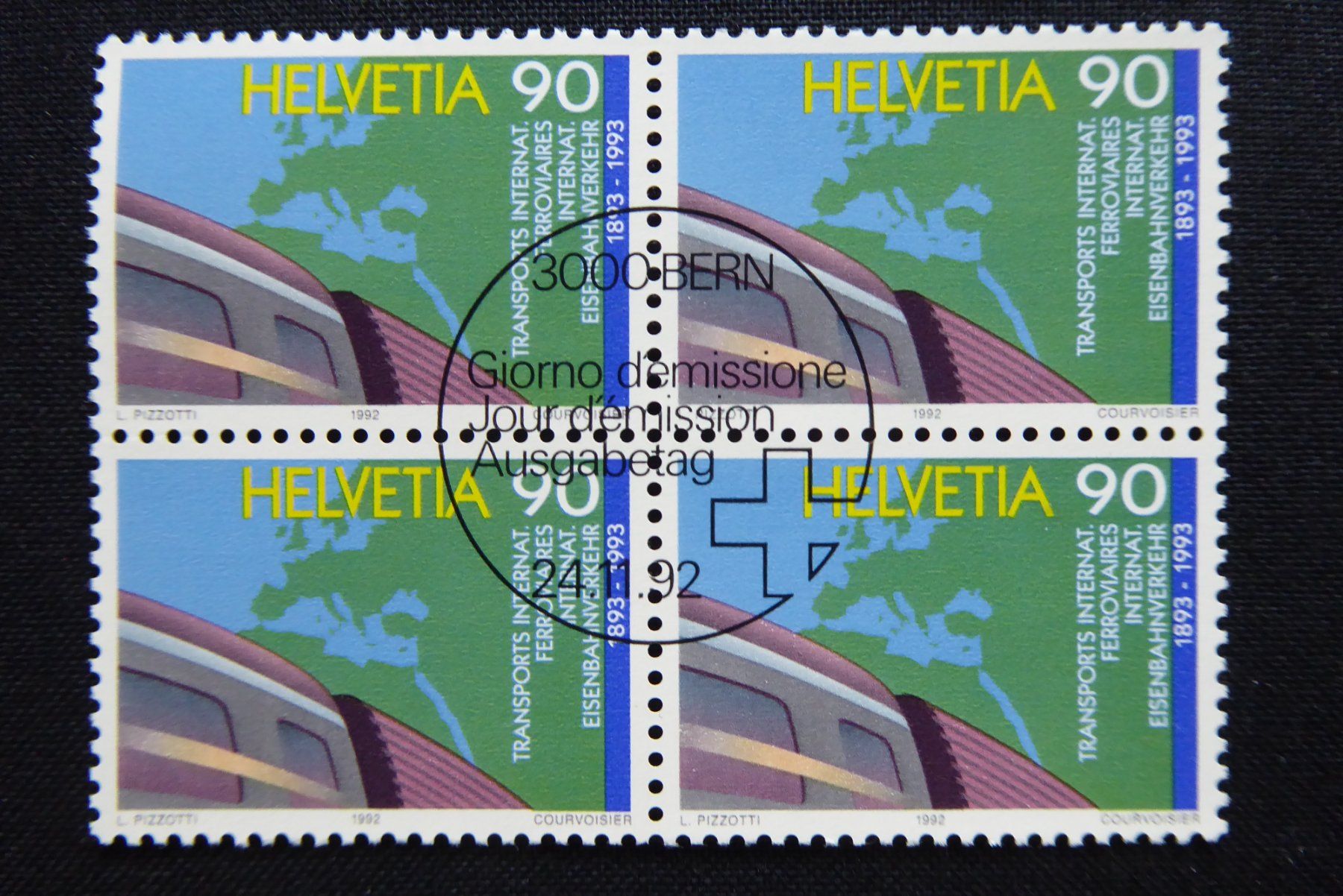 Tutti i francobolli: (V561) 1992: Zst. 836 ET ʘ – Usato da Basel venduto da scholle50