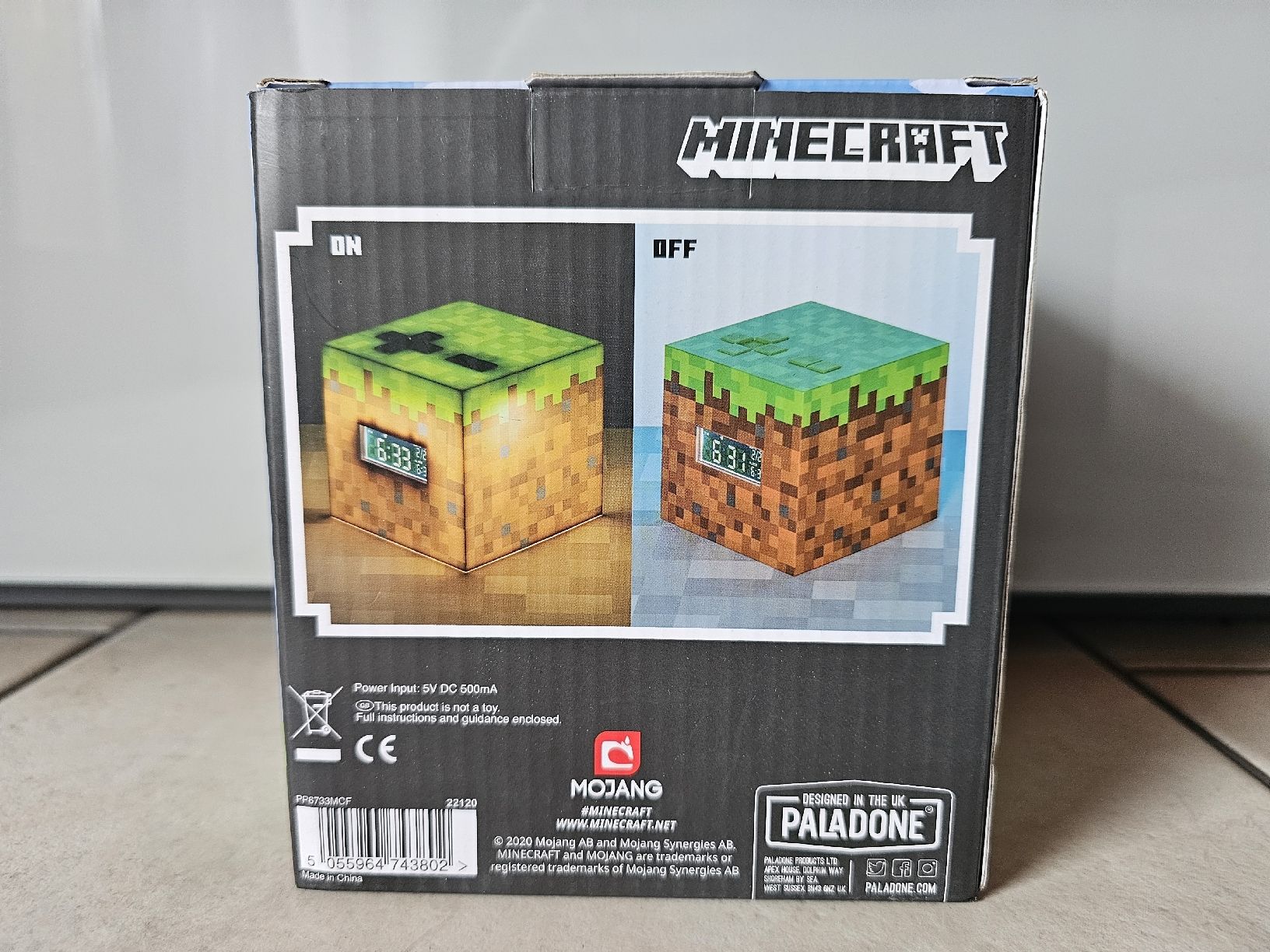 Réveils: Minecraft Wecker Grasblock  /  Fabrikneu – Neuf avec emballage d'origine à Schneisingen par backstore24 5