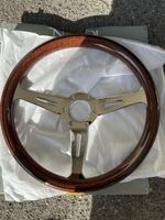 Sportlenkrad G. Nardi Holz Chrom neuwertiger Zustand