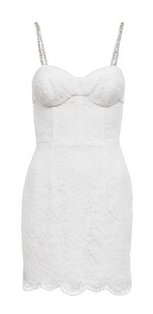 REBECCA VALLANCE Hariet lace minidress wedding, S / 8 UK