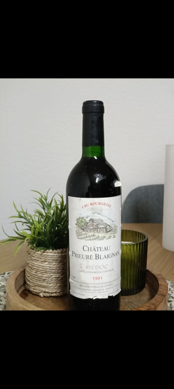 Wein: Château Prieuré Blaignan Médoc 1991, millésime rare! – Neu (gemäss Beschreibung) aus chatel St denis von AD.Leder.Cuir