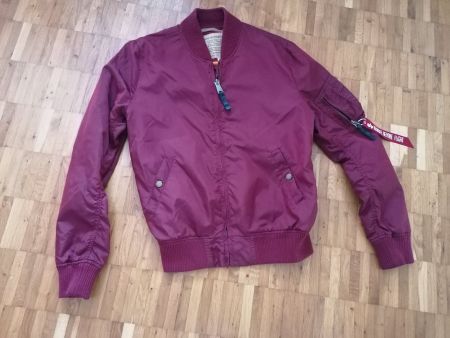Windjacke/Übergangsjacke bordeaux, Grösse S
